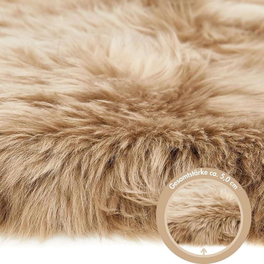 LUXOR living Vachtvloerkleed Schapenvacht Namika echte lamsvacht zacht & pluizig grote keus in kleuren in 2 afmetingen - Foto 2