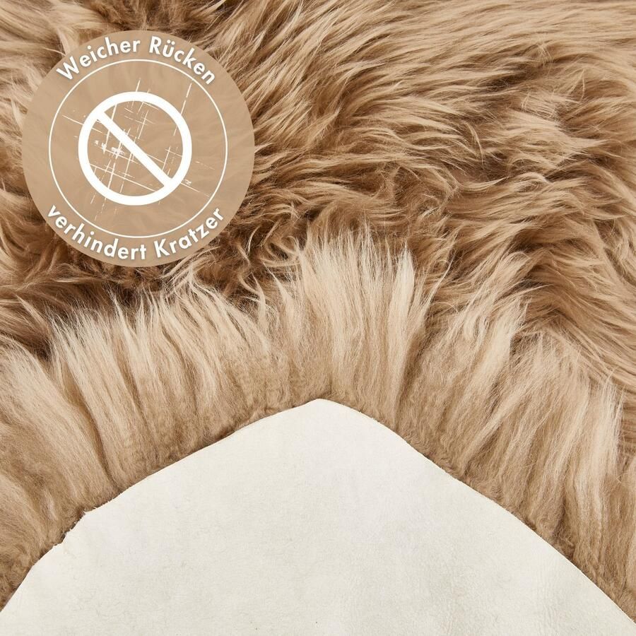 LUXOR living Vachtvloerkleed Schapenvacht Namika echte lamsvacht zacht & pluizig grote keus in kleuren in 2 afmetingen - Foto 3