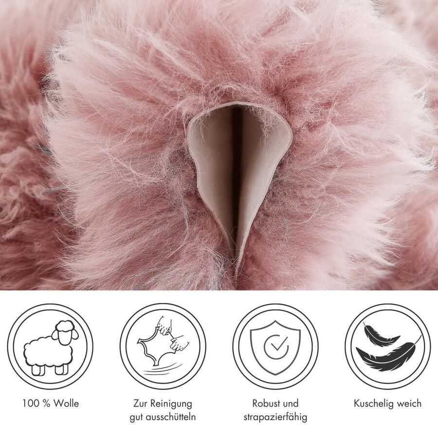 LUXOR living Vachtvloerkleed Schapenvacht Namika echte lamsvacht zacht & pluizig grote keus in kleuren in 2 afmetingen - Foto 4