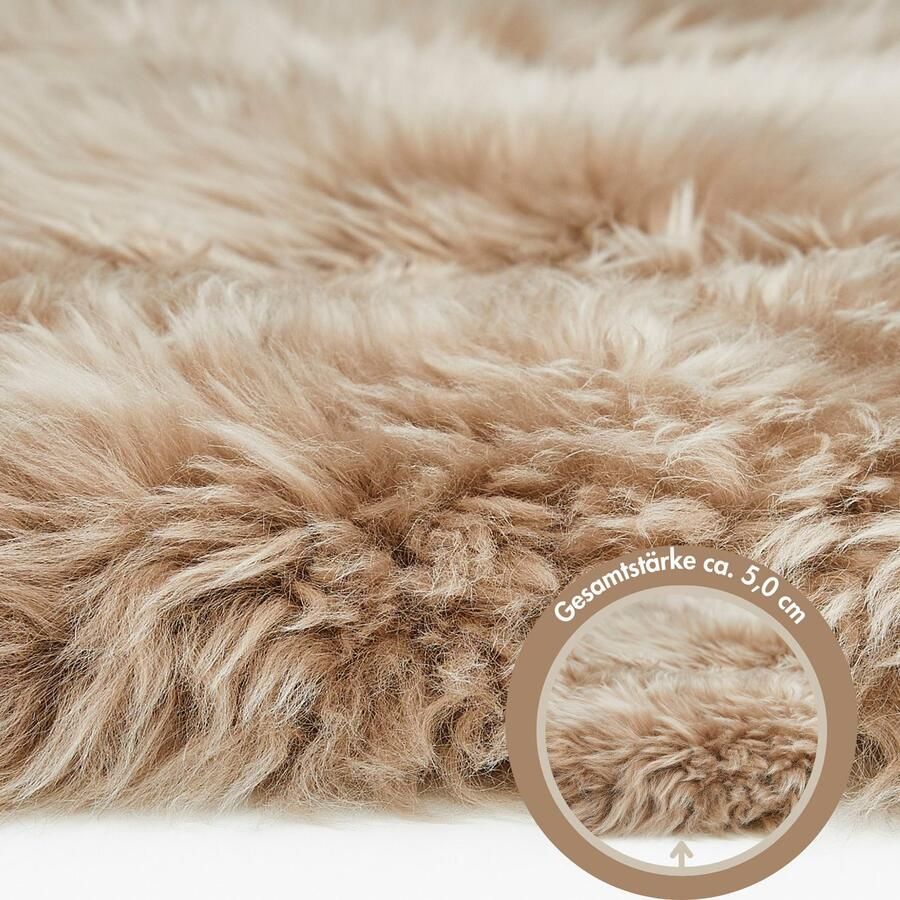 LUXOR living Vachtvloerkleed Schapenvacht Namika echte lamsvacht zacht & pluizig grote keus in kleuren in 2 afmetingen - Foto 2