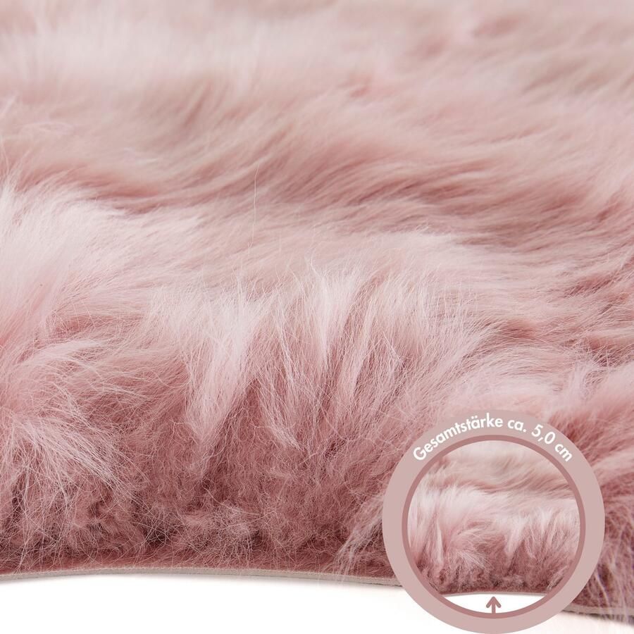LUXOR living Vachtvloerkleed Schapenvacht Namika echte lamsvacht zacht & pluizig grote keus in kleuren in 2 afmetingen - Foto 2