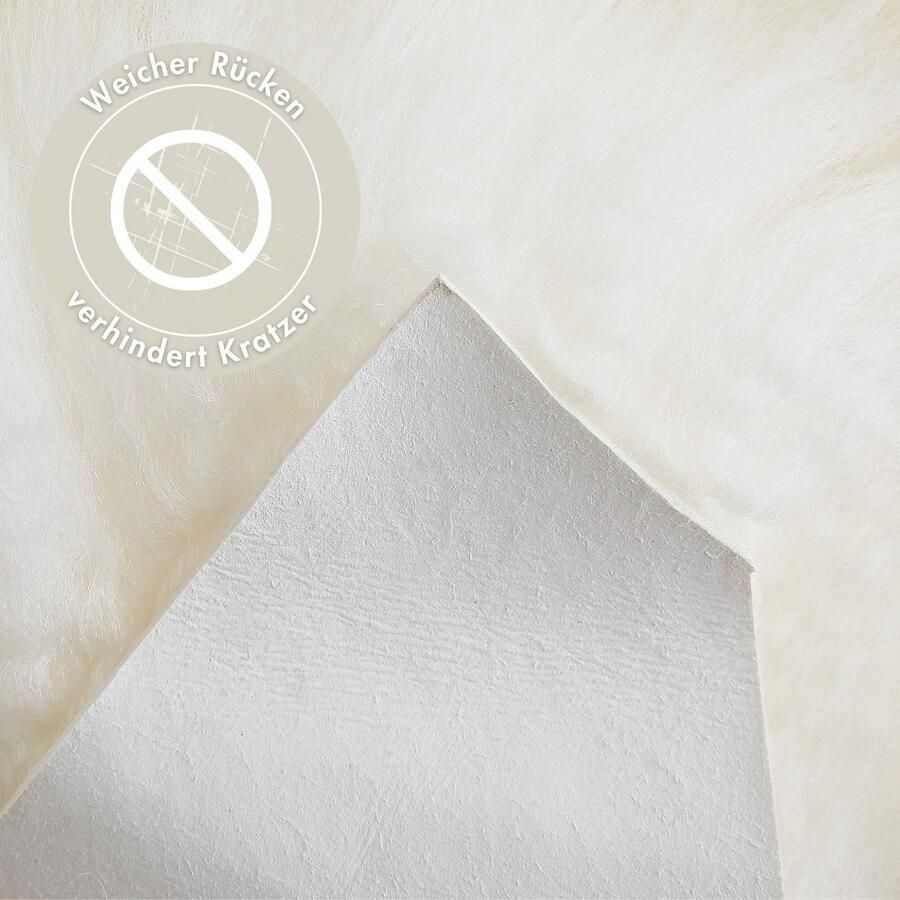 LUXOR living Vachtvloerkleed Schapenvacht Namika echte lamsvacht zacht & pluizig grote keus in kleuren in 2 afmetingen - Foto 3