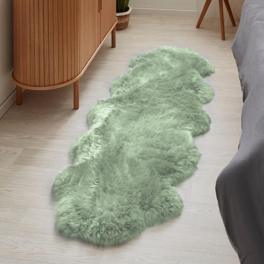 LUXOR living Vachtvloerkleed Schapenvacht Namika echte lamsvacht zacht & pluizig grote keus in kleuren in 2 afmetingen - Foto 4