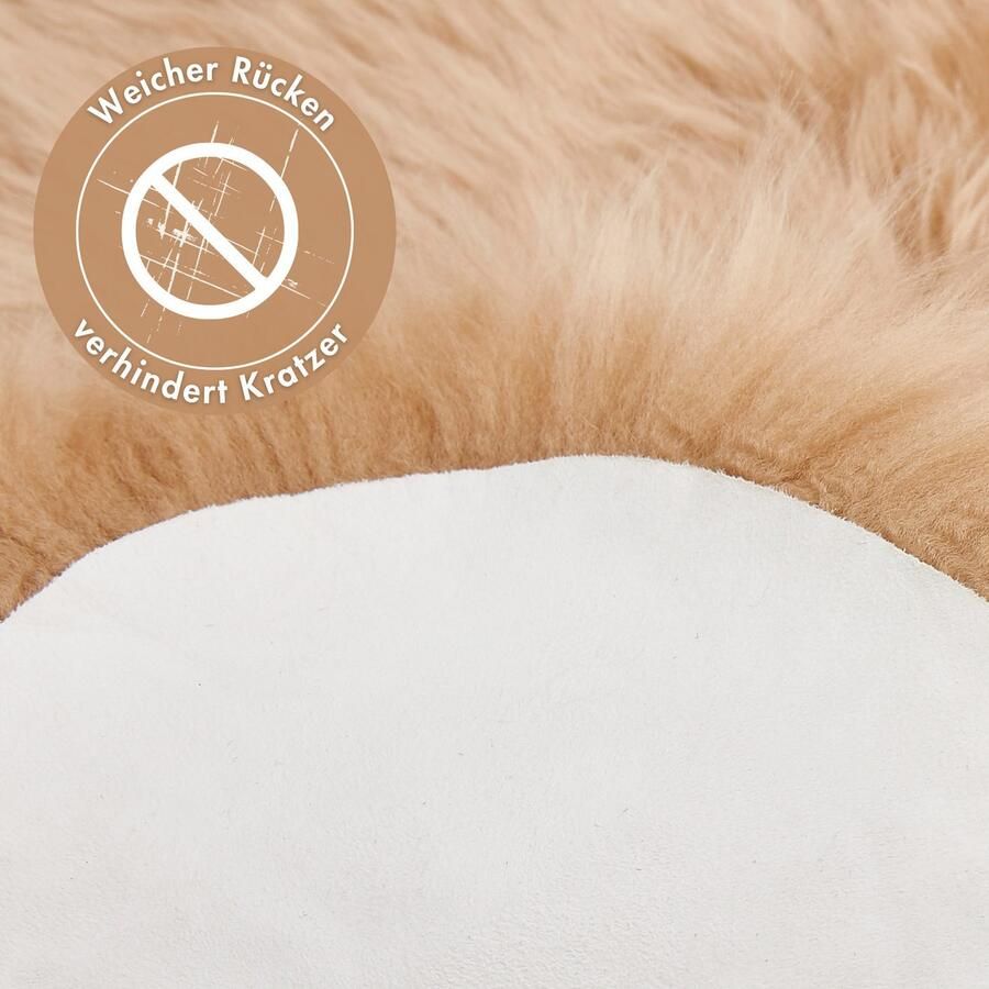 LUXOR living Vachtvloerkleed Schapenvacht Namika echte lamsvacht zacht & pluizig grote keus in kleuren in 2 afmetingen - Foto 2