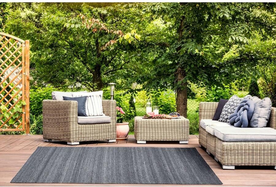 LUXOR living Vloerkleed Bodo mêlee geschikt voor binnen en buiten woonkamer - Foto 2