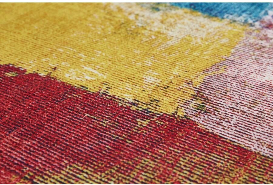 LUXOR living Vloerkleed Prima 2 Korte pool patchwork motief vintage-design woonkamer - Foto 3
