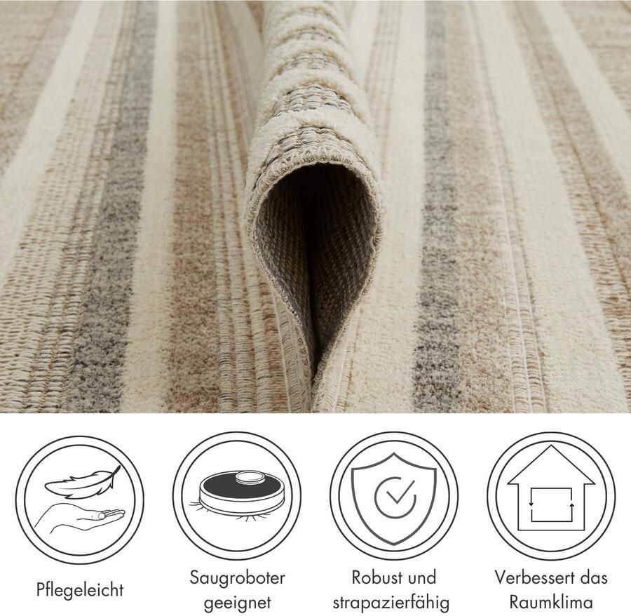 LUXOR living Vloerkleed CROSBY Ruitdesign boho-stijl woonkamer slaapkamer - Foto 3