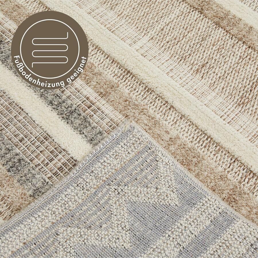 LUXOR living Vloerkleed CROSBY Ruitdesign boho-stijl woonkamer slaapkamer