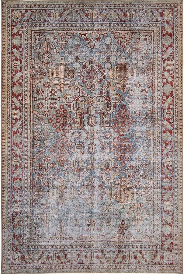 LUXOR living Vloerkleed MAGAZIJNOPRUIMING! Speciale aanbiedingen moderne vintage ontwerpen Oriëntlook met rand