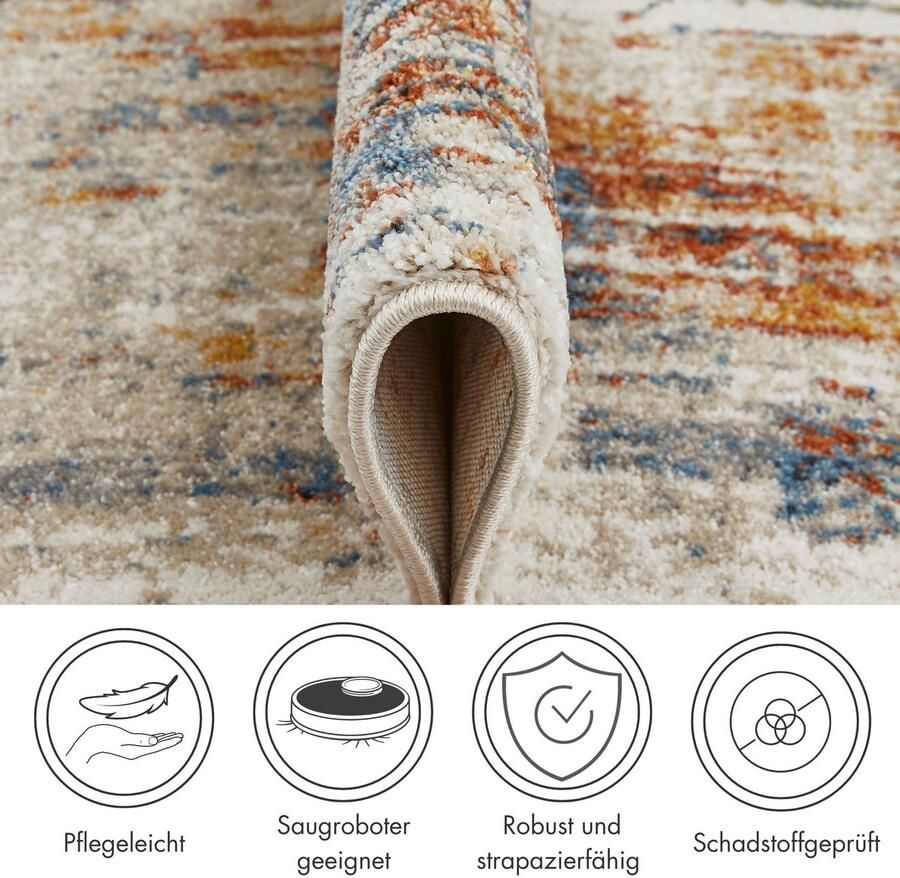 LUXOR living Vloerkleed Montreal Kortpolig modern ontwerp woonkamer slaapkamer - Foto 3