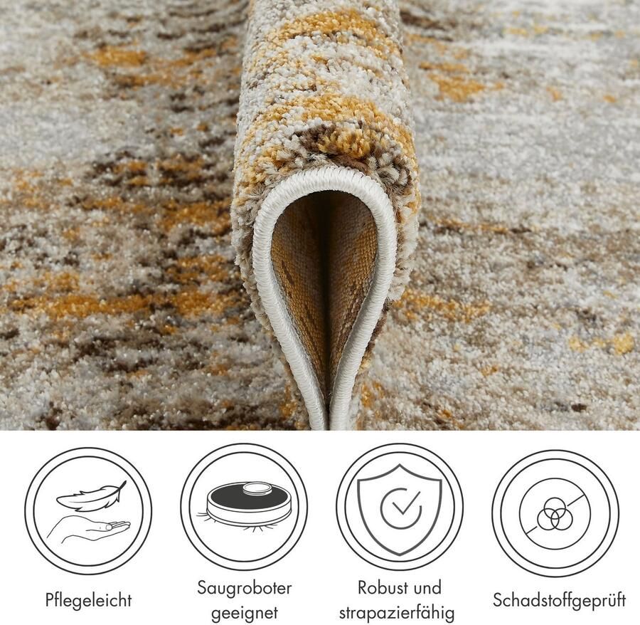 LUXOR living Vloerkleed Montreal Kortpolig modern ontwerp woonkamer slaapkamer - Foto 3