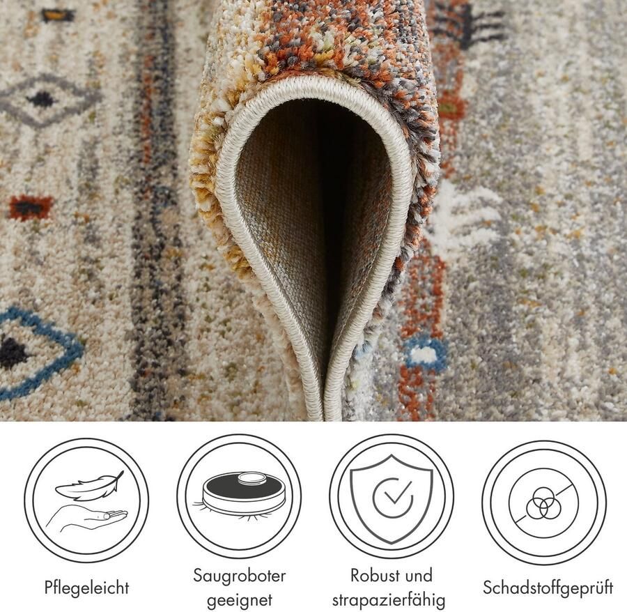 LUXOR living Vloerkleed Montreal Kortpolig modern ontwerp woonkamer slaapkamer - Foto 3