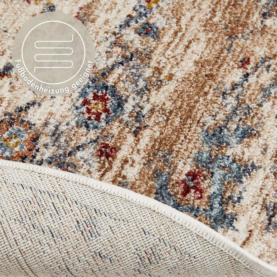 LUXOR living Vloerkleed Rocco Vintage-look bloemig ontwerp woonkamer slaapkamer