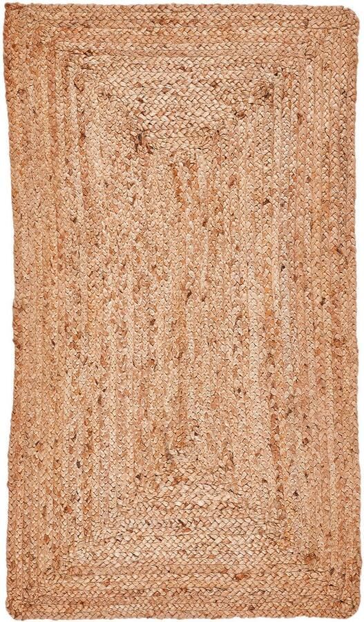 LUXOR living Vloerkleed Salo Jute tapijt handgeweven vlechtontwerp 100% natuurlijke vezel - Foto 7