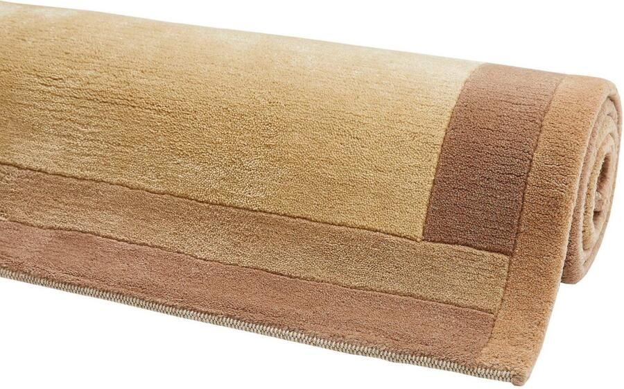 LUXOR living Wollen kleed India zuivere wol met de hand geknoopt met randdessin ook als loper - Foto 7