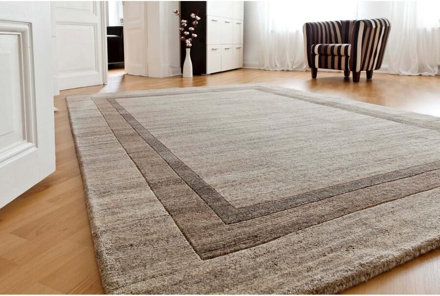 LUXOR living Wollen kleed Lethbridge zuivere wol met de hand geknoopt met randdessin woonkamer - Foto 2