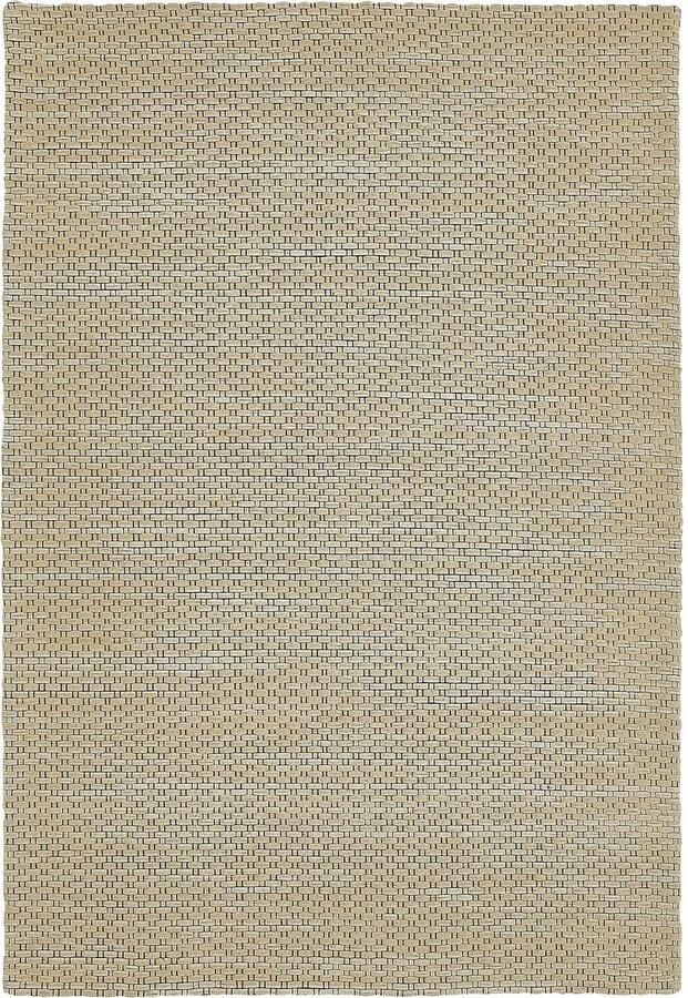 LUXOR living Wollen kleed Nora Handgeweven kleed platweefsel met de hand geweven zuivere wol - Foto 2