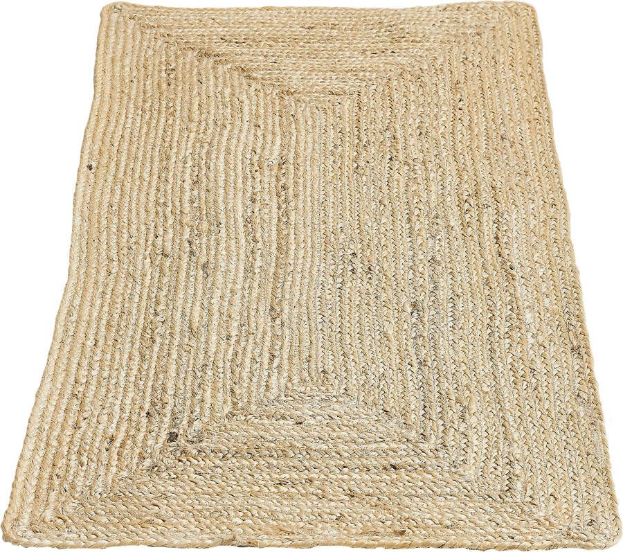 LUXOR living Vloerkleed Ibo jute tapijt Omkeerbaar tapijt handgeweven natuurlijke vezel Boho-stijl - Foto 15