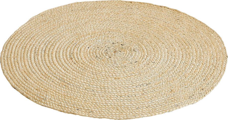 LUXOR living Vloerkleed Ibo jute tapijt Omkeerbaar tapijt handgeweven natuurlijke vezel Boho-stijl woonkamer - Foto 10