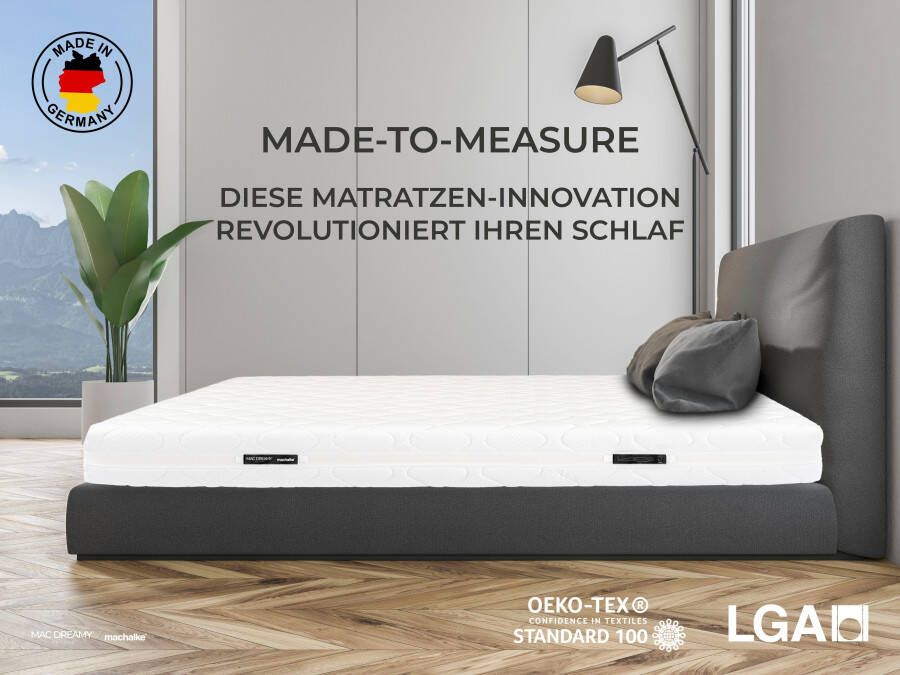 Machalke Koudschuimmatras Mac Dreamy de Luxe Premium matras in verschillende afmetingen luxueuze tweezijdig te gebruiken matras hoogte 20 cm - Foto 9
