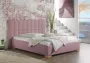 Maintal Bekleed ledikant Cueno met en zonder matras in 2 uitvoeringen stiksels met capitonnage - Thumbnail 1