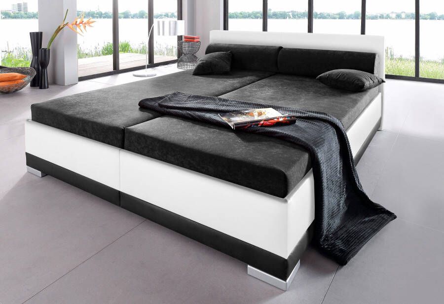 Maintal Gestoffeerd bed Imitatieleer in 6 verschillende uitvoeringen made in Germany