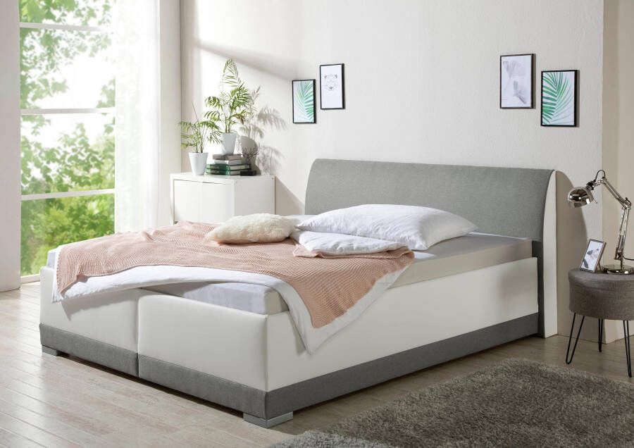 Maintal Gestoffeerd bed Makana met bedlade ook beschikbaar in h4