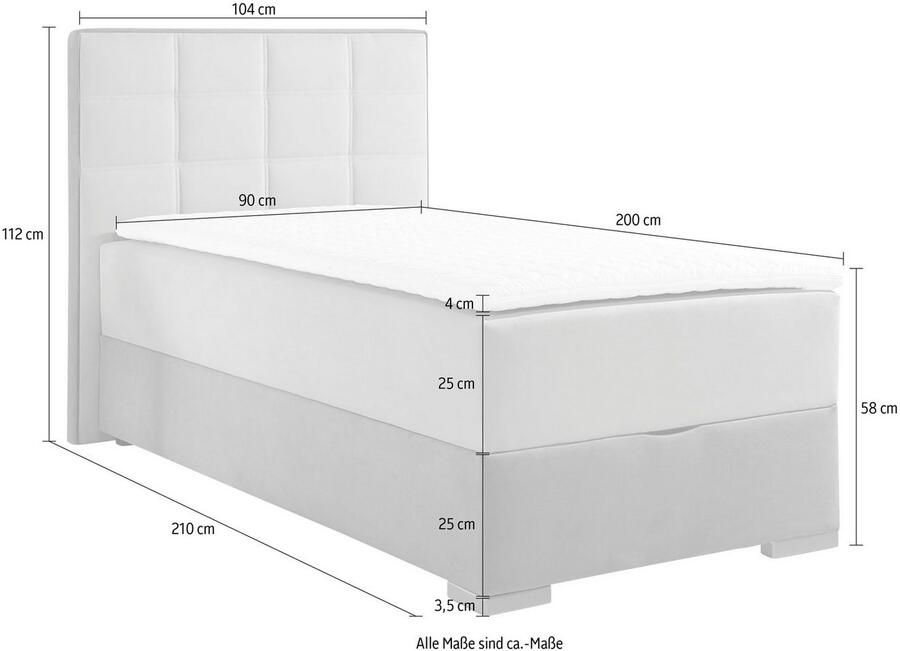 Maintal Boxspring met bedkist en topmatras - Foto 6