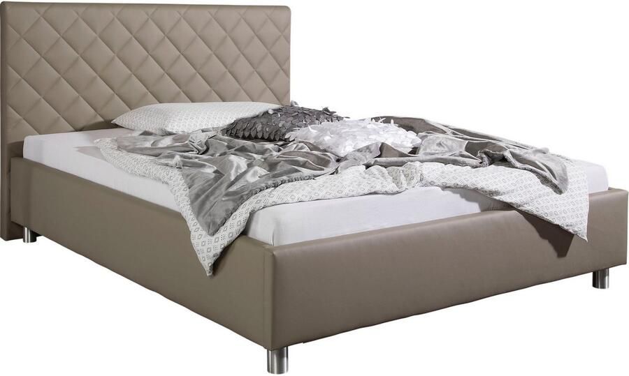 Maintal Gestoffeerd bed Bloomington Zijkanten van het bed zelf te monteren zonder bedkist - Foto 6