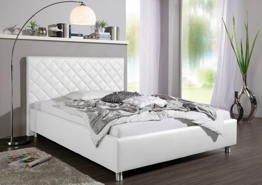 Maintal Gestoffeerd bed Bloomington Zijkanten van het bed zelf te monteren zonder bedkist - Foto 7