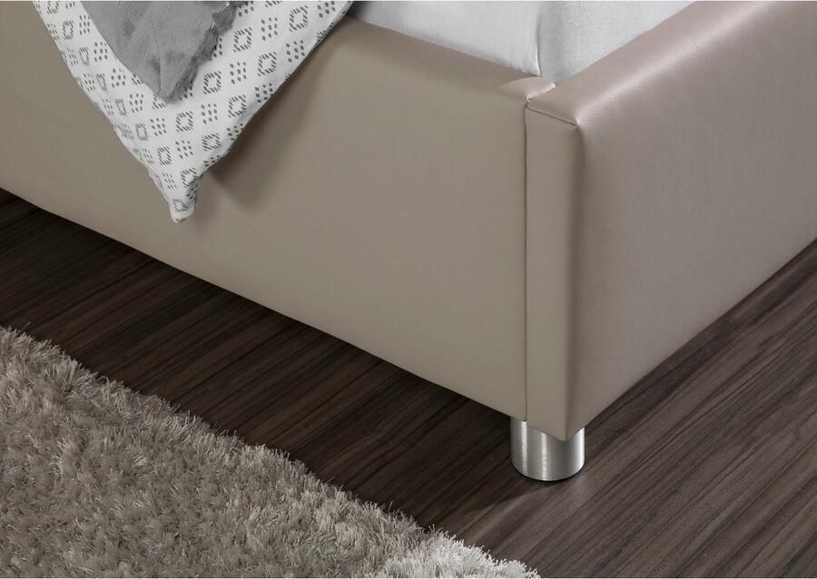 Maintal Gestoffeerd bed Bloomington Zijkanten van het bed zelf te monteren zonder bedkist - Foto 3