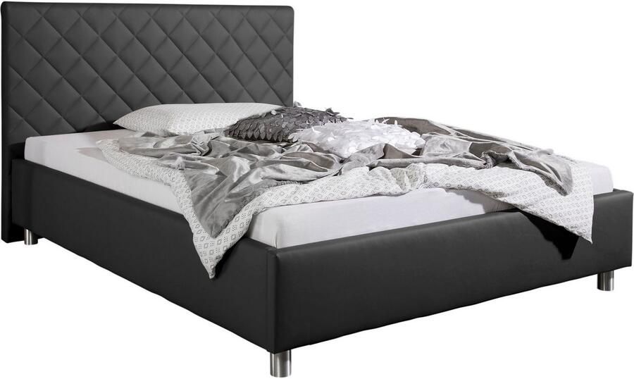 Maintal Gestoffeerd bed Bloomington Zijkanten van het bed zelf te monteren zonder bedkist - Foto 5