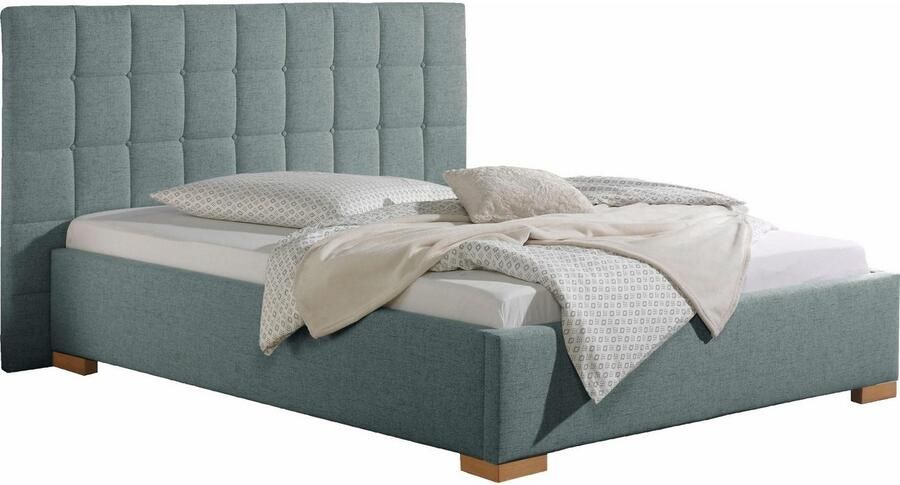 Maintal Gestoffeerd bed Cueno met en zonder matras in 2 uitvoeringen stiksels met capitonnage - Foto 3