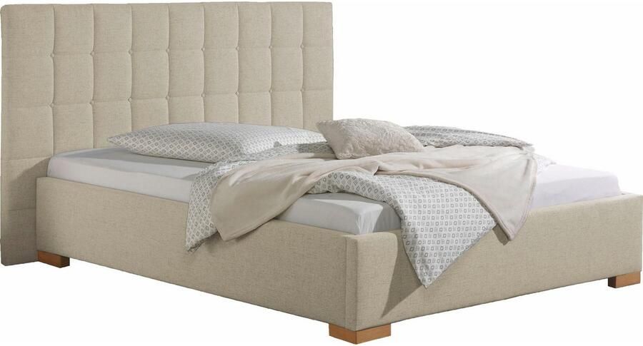 Maintal Gestoffeerd bed Cueno met en zonder matras in 2 uitvoeringen stiksels met capitonnage - Foto 3