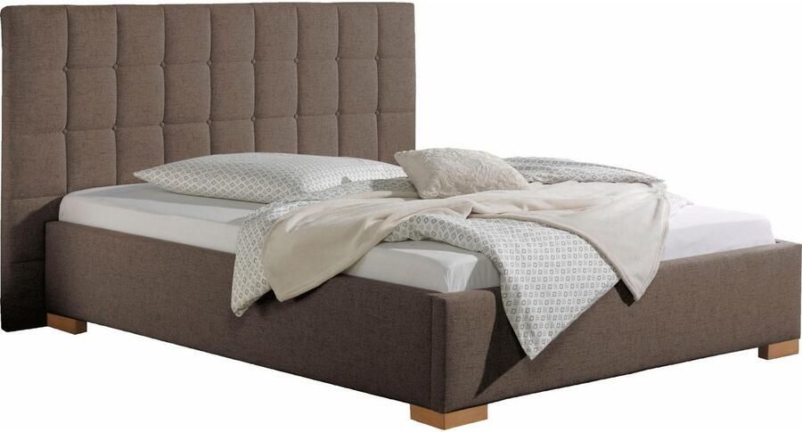 Maintal Gestoffeerd bed Cueno met en zonder matras in 2 uitvoeringen stiksels met capitonnage - Foto 3