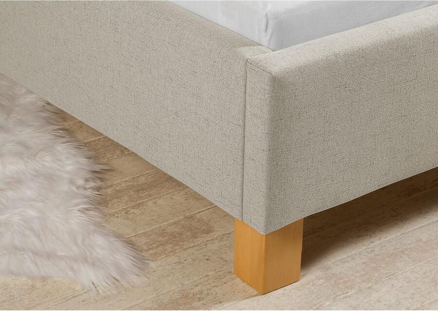 Maintal Gestoffeerd bed Derryville Zijkanten van het bed zelf te monteren zonder bedkist - Foto 3