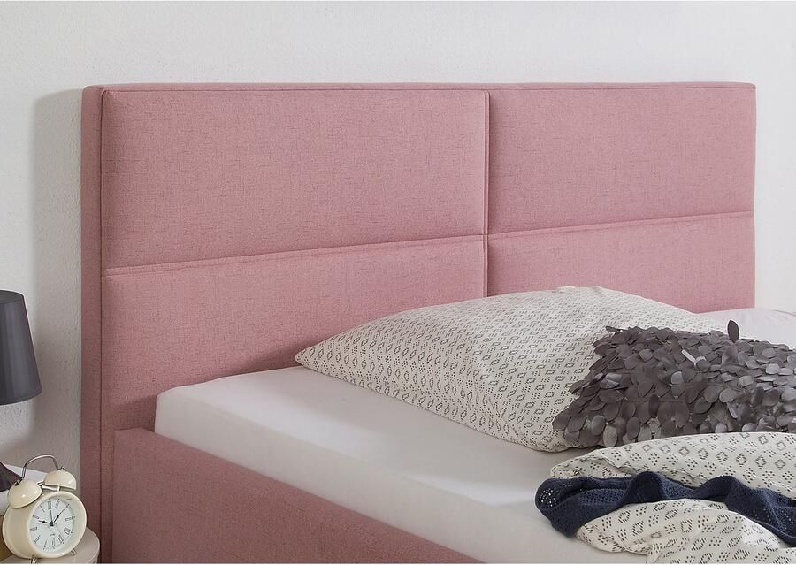 Maintal Gestoffeerd bed Derryville Zijkanten van het bed zelf te monteren zonder bedkist - Foto 2