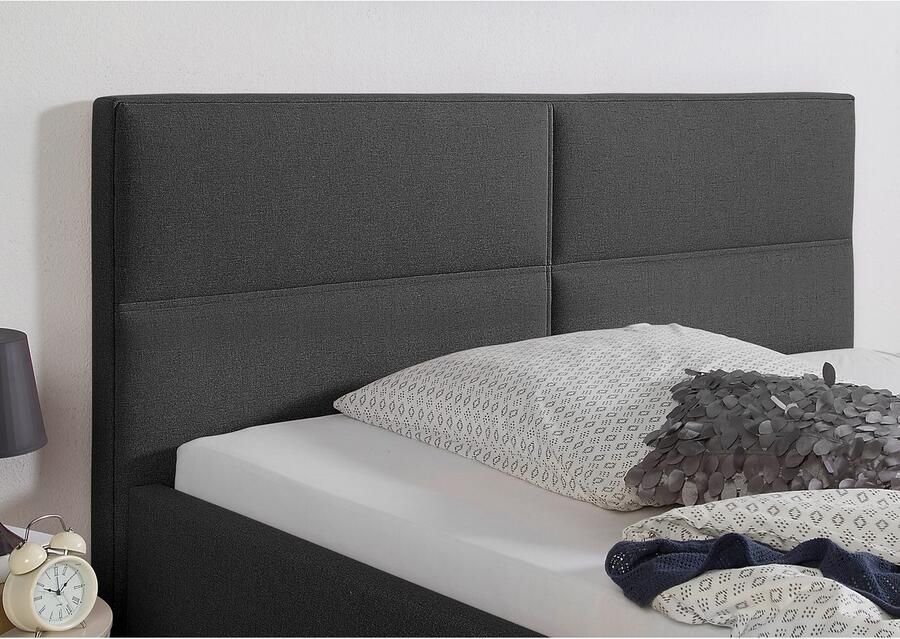 Maintal Gestoffeerd bed Derryville Zijkanten van het bed zelf te monteren zonder bedkist - Foto 2