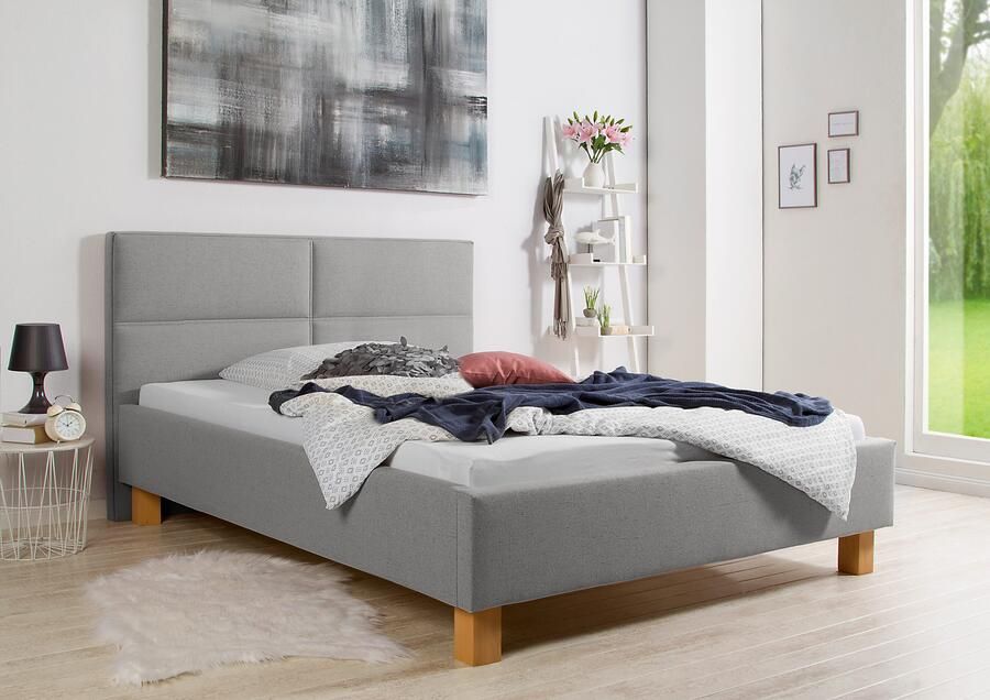 Maintal Gestoffeerd bed Derryville Zijkanten van het bed zelf te monteren zonder bedkist - Foto 8