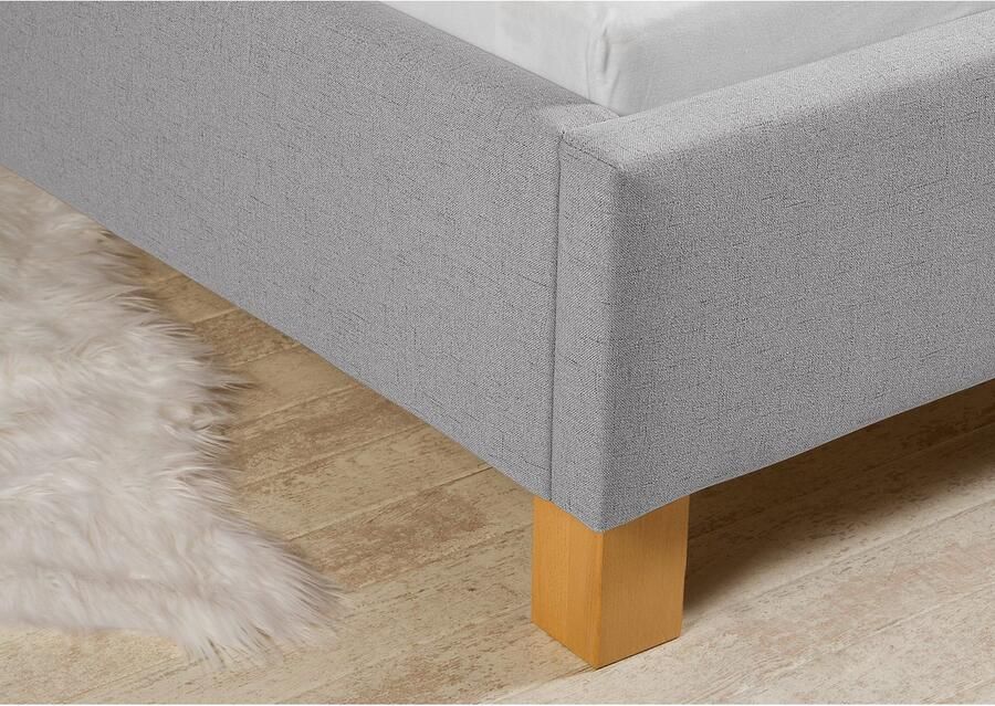 Maintal Gestoffeerd bed Derryville Zijkanten van het bed zelf te monteren zonder bedkist - Foto 3