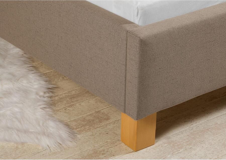 Maintal Gestoffeerd bed Derryville Zijkanten van het bed zelf te monteren zonder bedkist - Foto 3