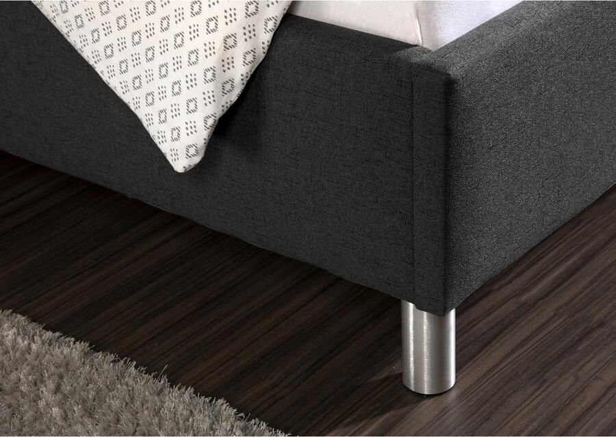 Maintal Gestoffeerd bed ETERNA Zijkanten van het bed zelf te monteren zonder bedkist - Foto 2