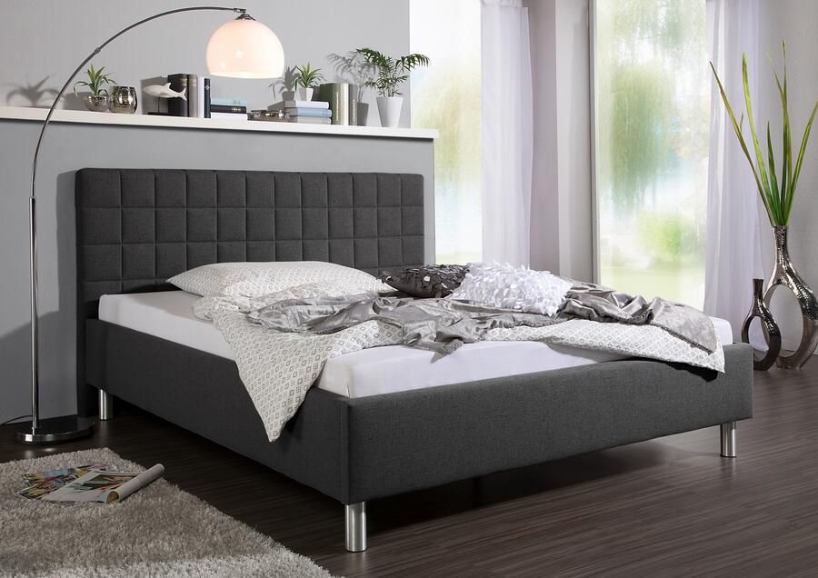 Maintal Gestoffeerd bed ETERNA Zijkanten van het bed zelf te monteren zonder bedkist - Foto 4