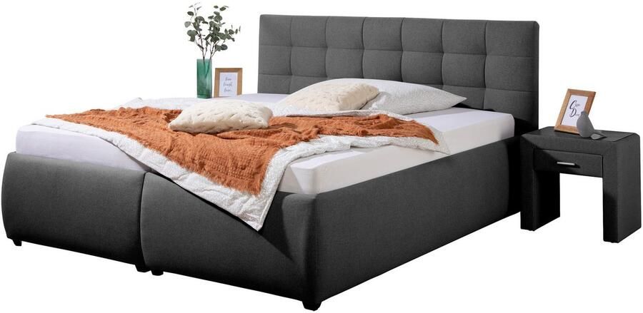 Maintal Gestoffeerd bed Felsental inclusief bedlade verkrijgbaar in h2 h3 & h4 - Foto 8