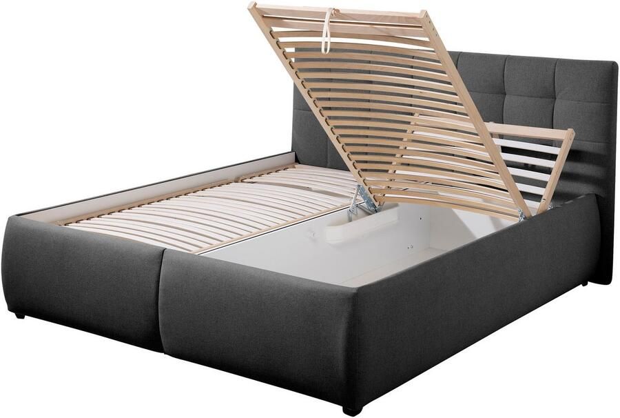 Maintal Gestoffeerd bed Felsental inclusief bedlade verkrijgbaar in h2 h3 & h4 - Foto 4