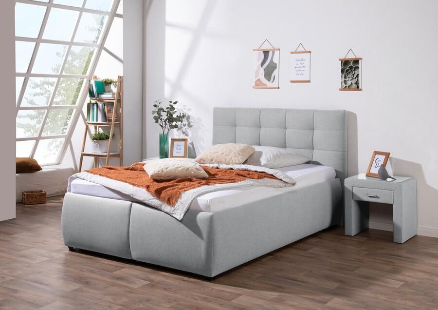 Maintal Gestoffeerd bed Felsental inclusief bedlade verkrijgbaar in h2 h3 & h4 - Foto 8