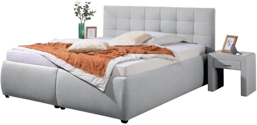 Maintal Gestoffeerd bed Felsental inclusief bedlade verkrijgbaar in h2 h3 & h4 - Foto 8