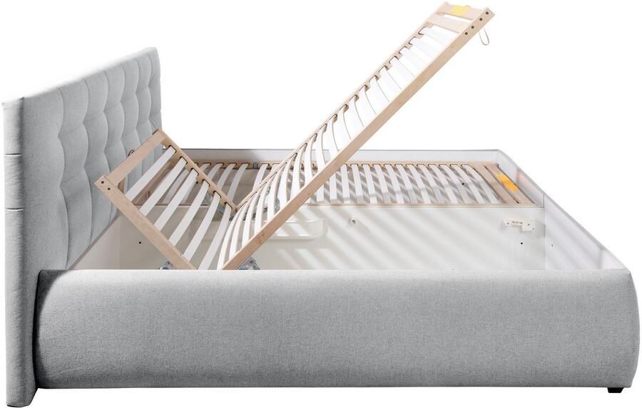 Maintal Gestoffeerd bed Felsental inclusief bedlade verkrijgbaar in h2 h3 & h4 - Foto 7