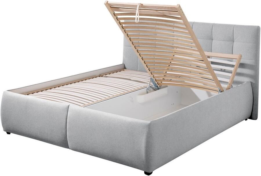 Maintal Gestoffeerd bed Felsental inclusief bedlade verkrijgbaar in h2 h3 & h4 - Foto 4