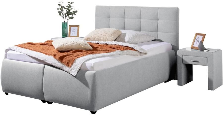 Maintal Gestoffeerd bed Felsental inclusief bedlade verkrijgbaar in h2 h3 & h4 - Foto 7